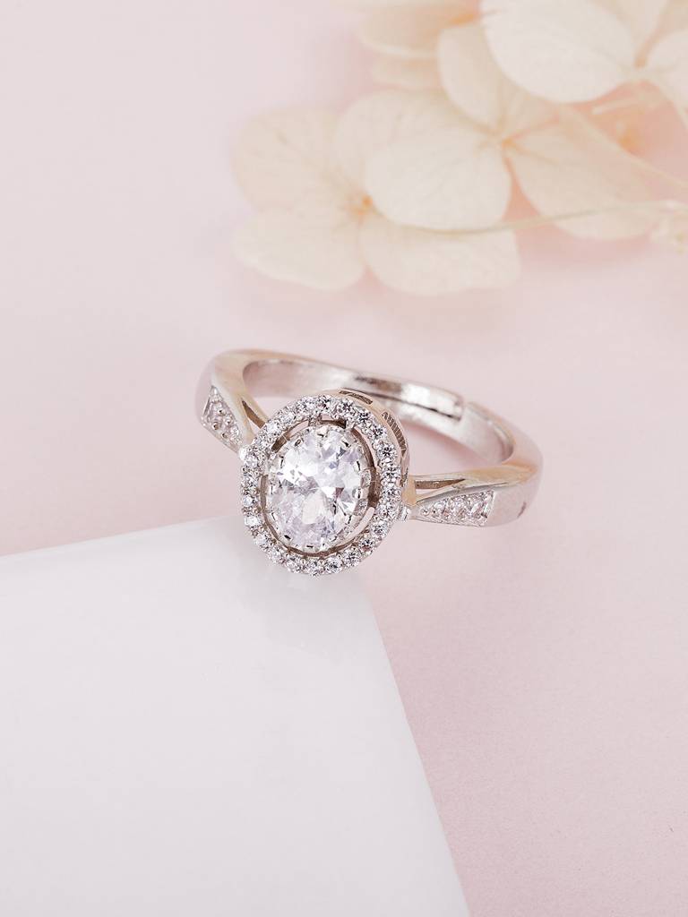 Giva 925 Sterling Silver Enchanting Moonbeam Ring