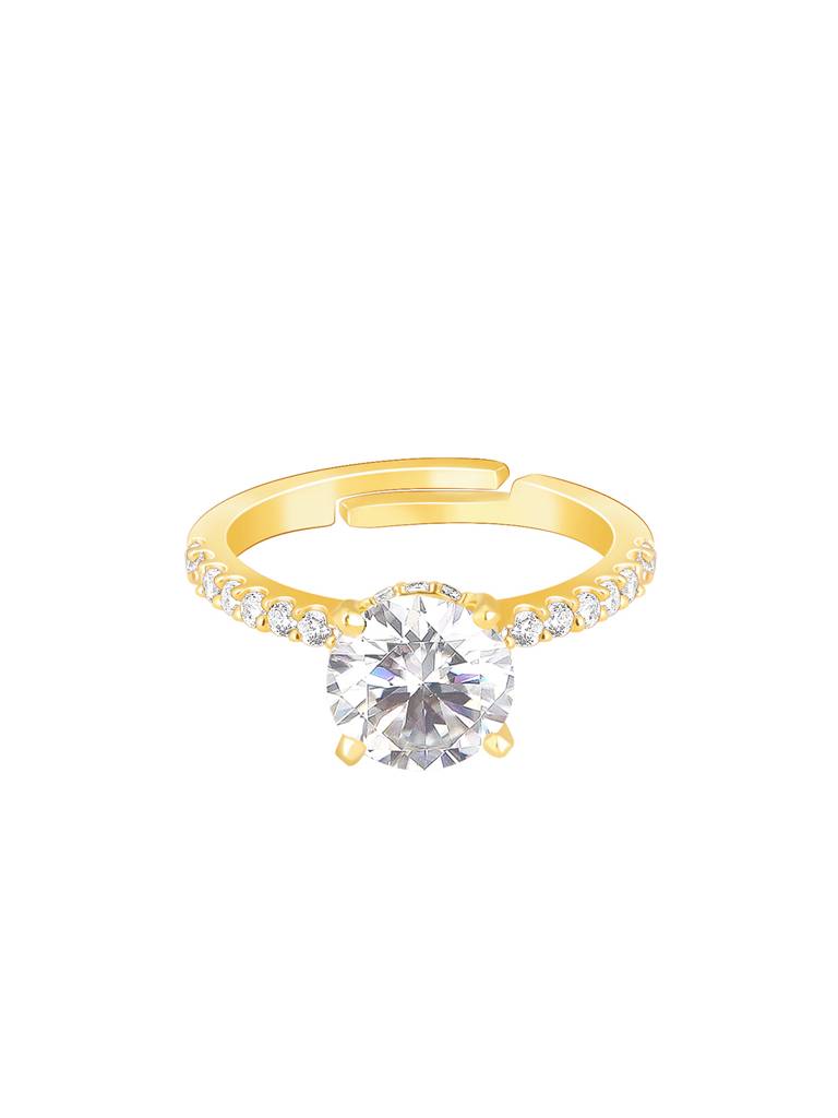 Giva 925 Sterling Silver Golden Galaxy Ring
