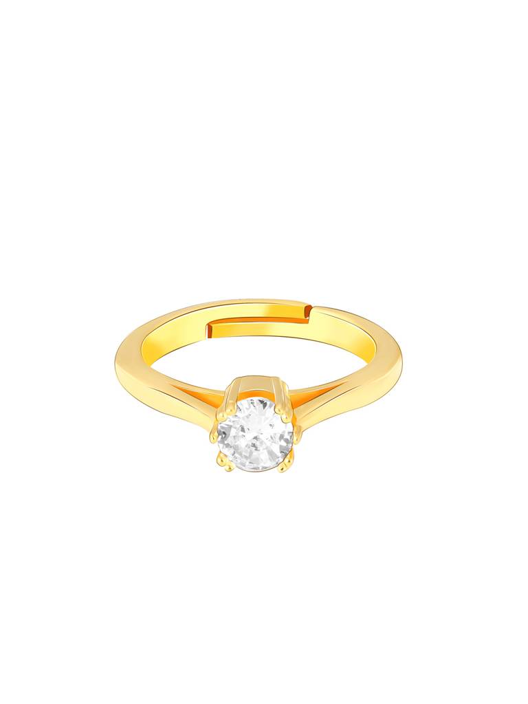 Giva 925 Sterling Silver Golden Etheral Beauty Ring