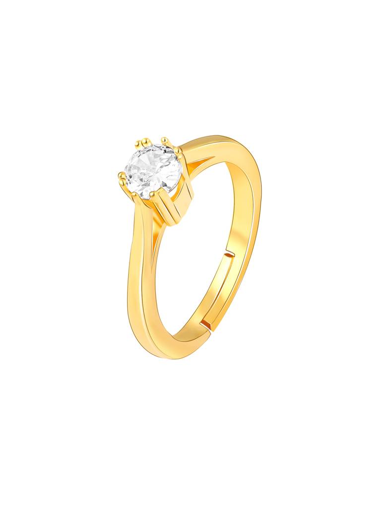 Giva 925 Sterling Silver Golden Etheral Beauty Ring