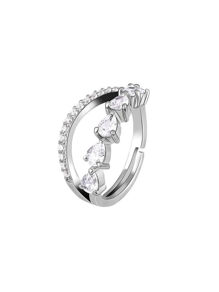 GIVA 925 Sterling Silver Flowers in a Basket Ring