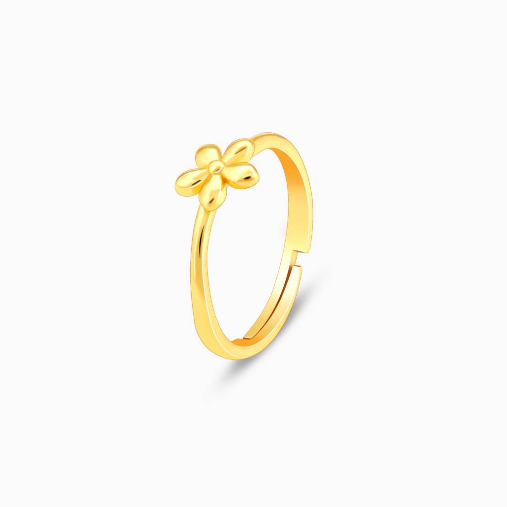 Golden Small Flower Ring : R085