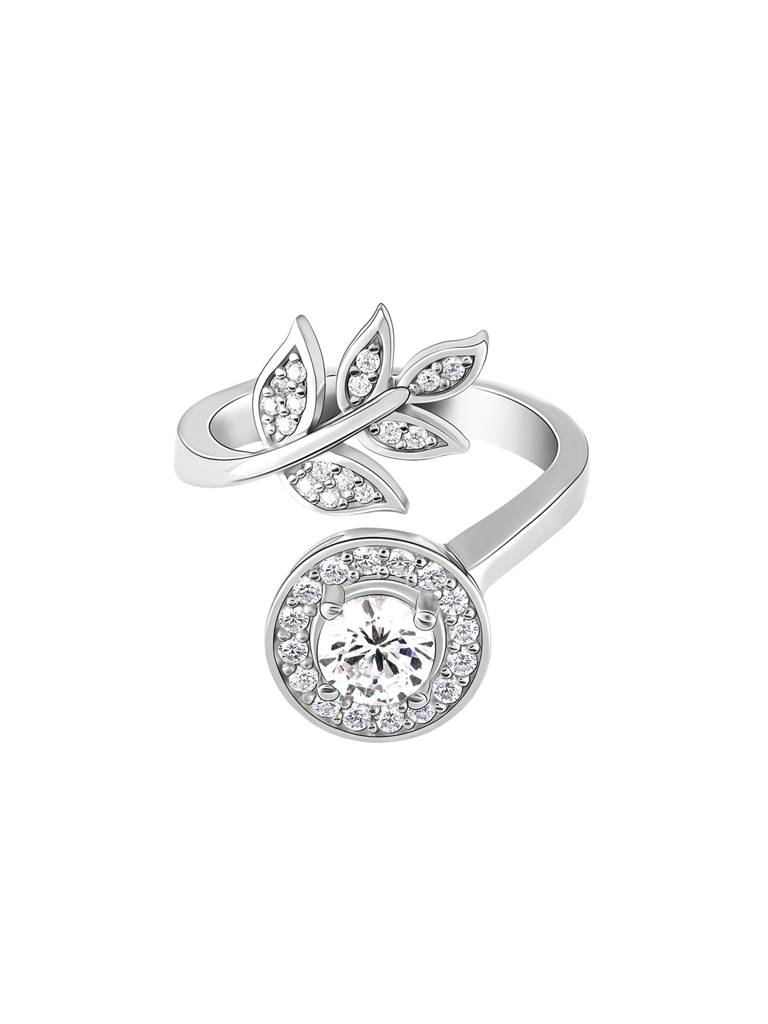 GIVA 925 Sterling Silver Budding Serrate Ring