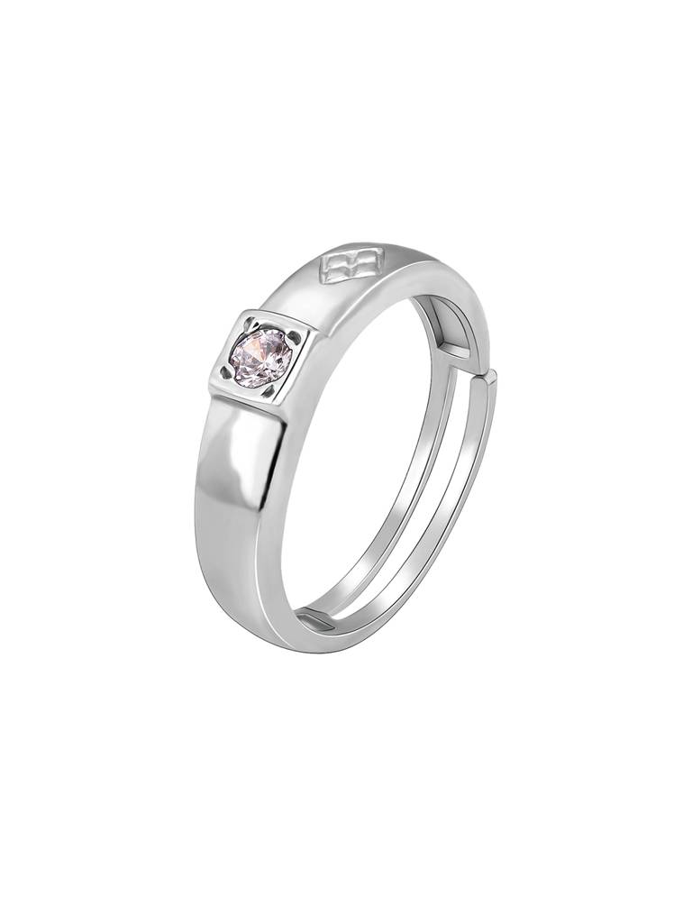 GIVA 925 Sterling Silver Sparkling Ring for Him