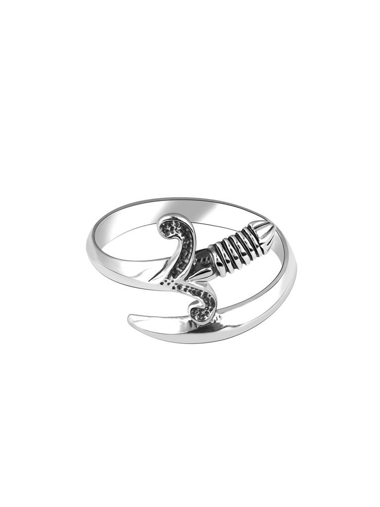 GIVA 925 Sterling Silver Swordfighter Ring For Him