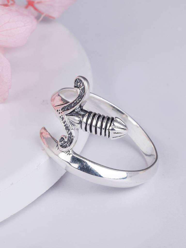 GIVA 925 Sterling Silver Swordfighter Ring For Him