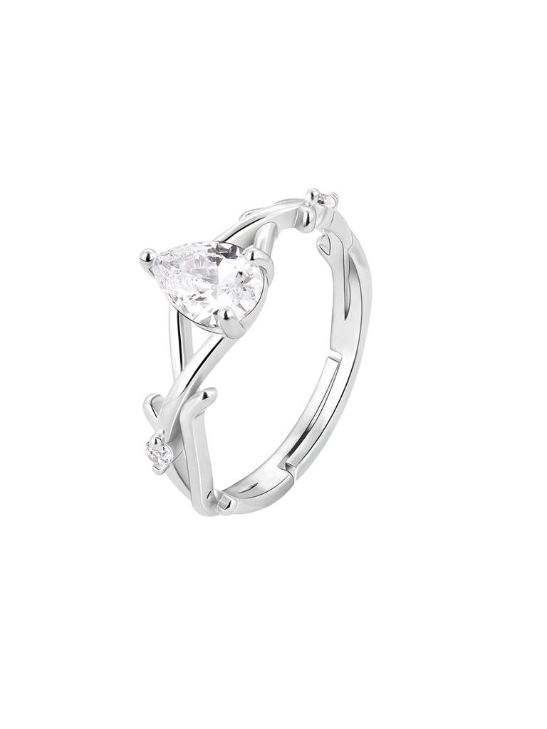 Giva 925 Sterling Silver Tangled In Love Ring
