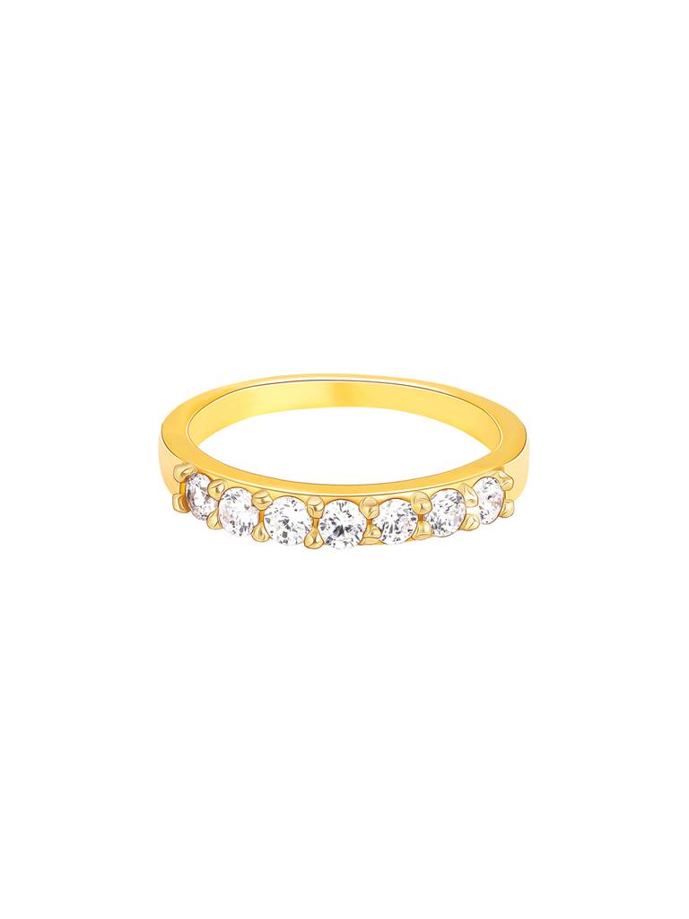 GIVA 925 Sterling Silver Golden Halo of Love Ring