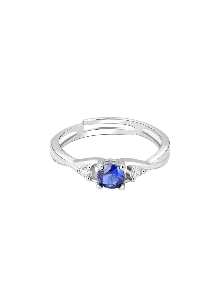 Giva 925 Sterling Silver Besotted By Blue Ring