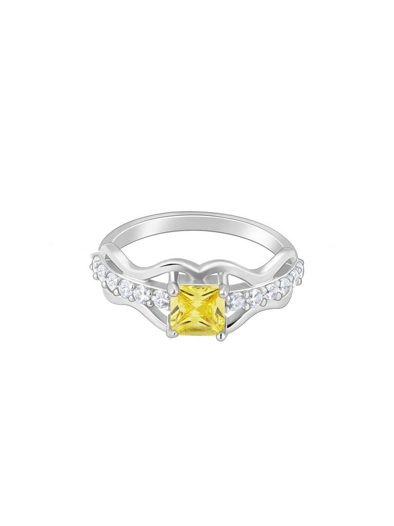 Giva 925 Sterling Silver Blazing Charm Ring