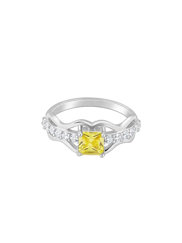 Giva 925 Sterling Silver Blazing Charm Ring