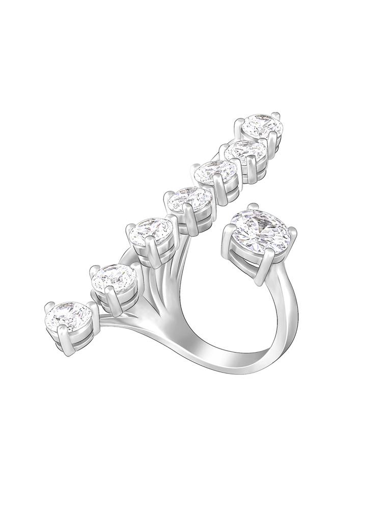 Giva 925 Sterling Silver Forever Sparkle Ring
