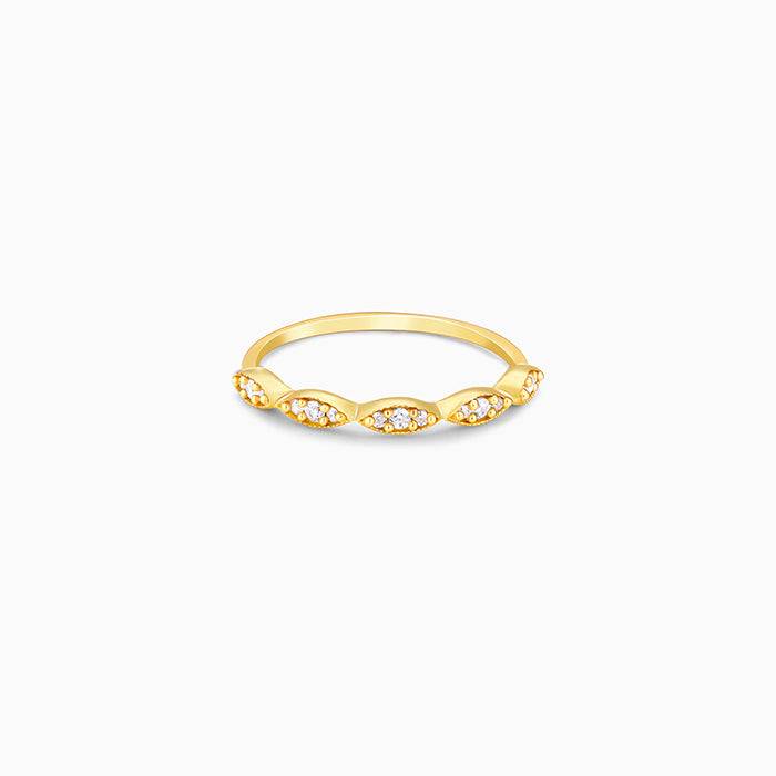 Giva 925 Sterling Silver Golden Aurelian Secret Ring, Fixed Size| Gifts For Women And Girl : R0978
