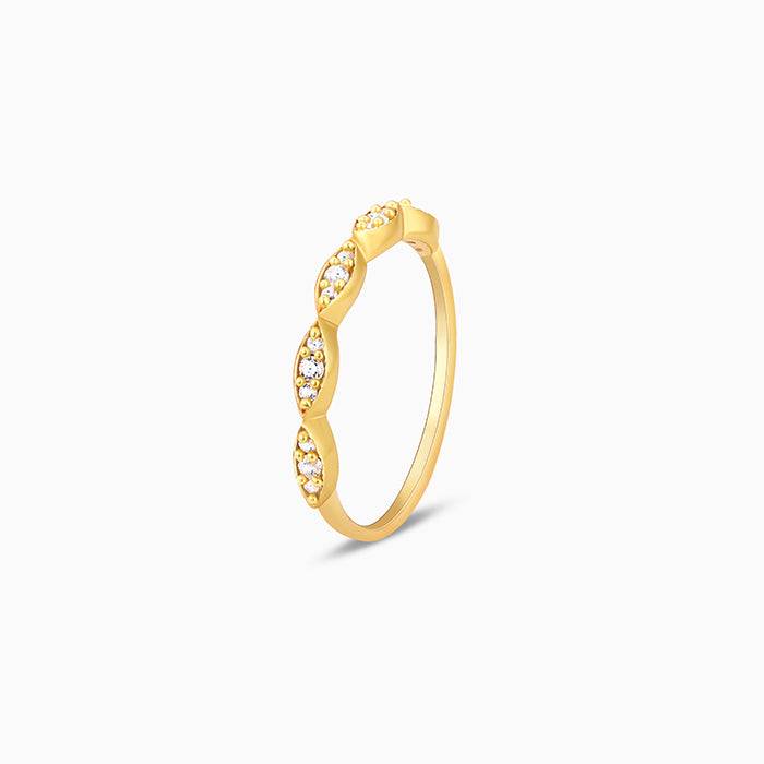 Giva 925 Sterling Silver Golden Aurelian Secret Ring, Fixed Size| Gifts For Women And Girl : R0978