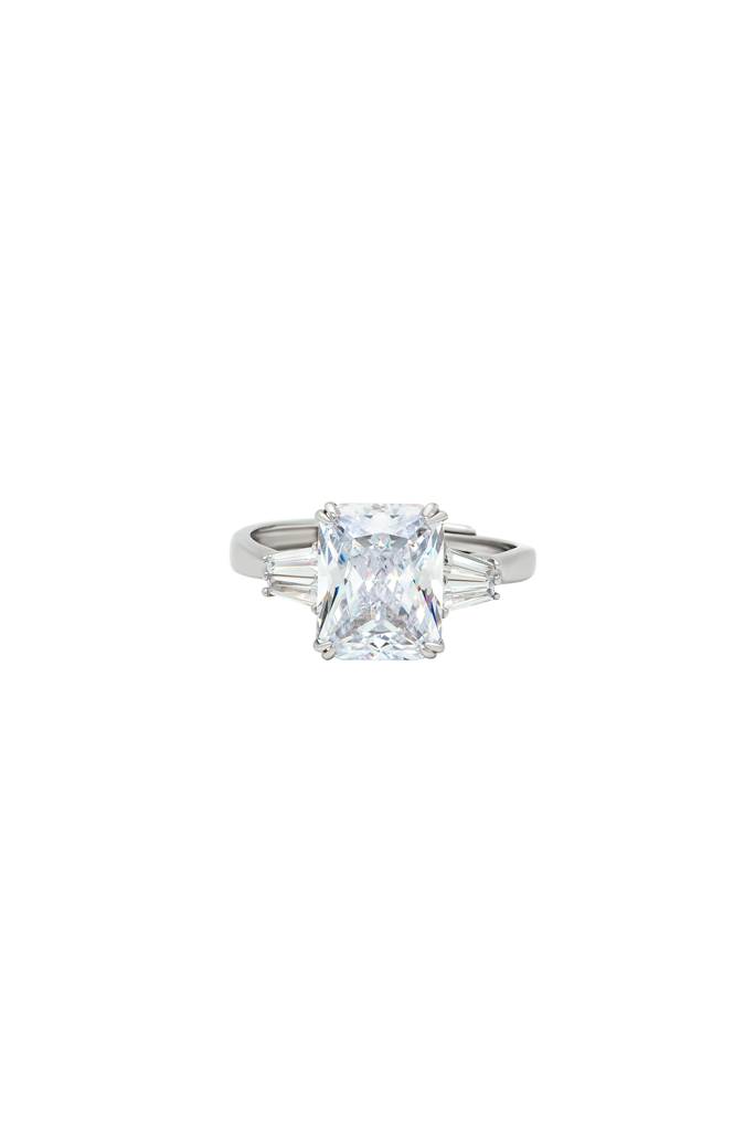 Silberry 925 Sterling Silver White Prestige Ring : R1033