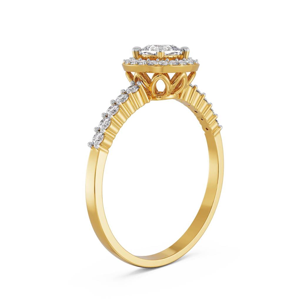 Modern Grace Diamond Ring