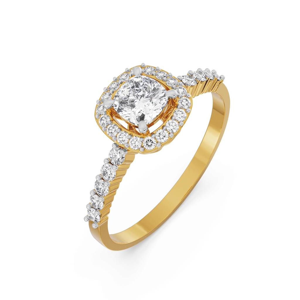 Modern Grace Diamond Ring