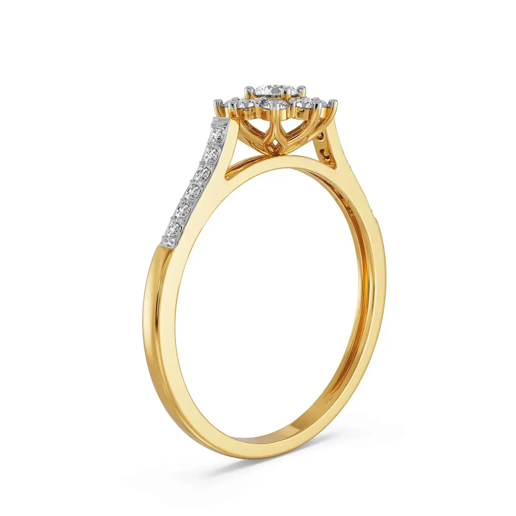 Radiant Reverie Diamond Ring