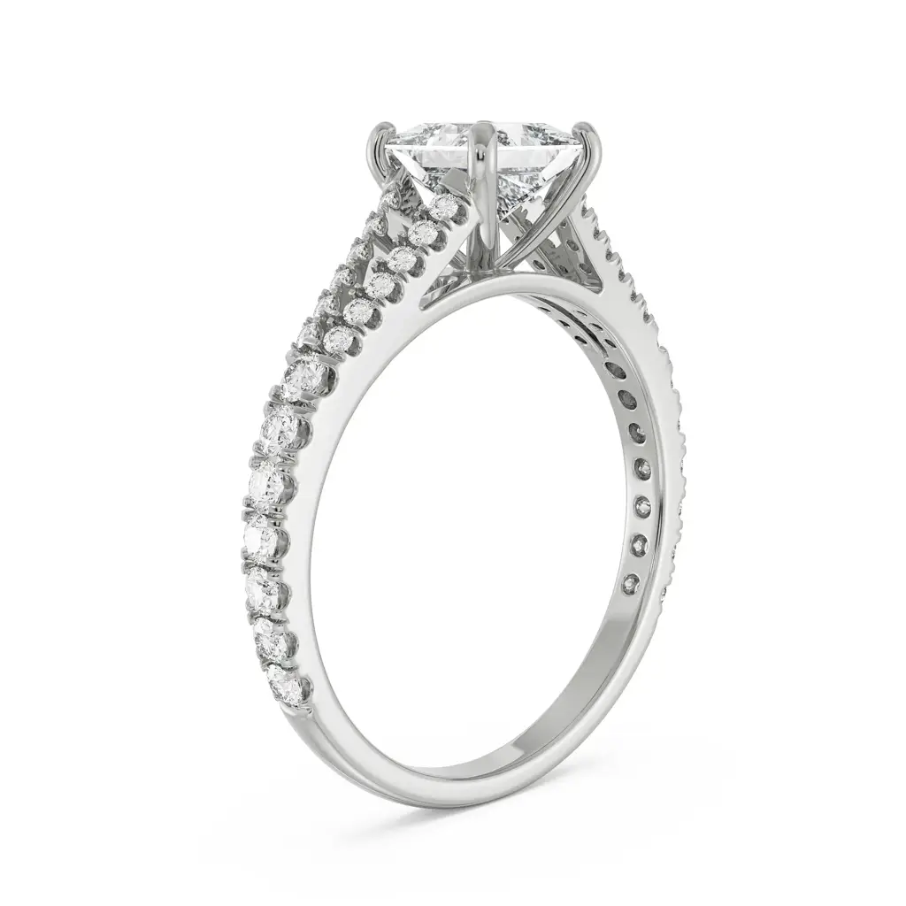 Princess Cut Splendor Ring