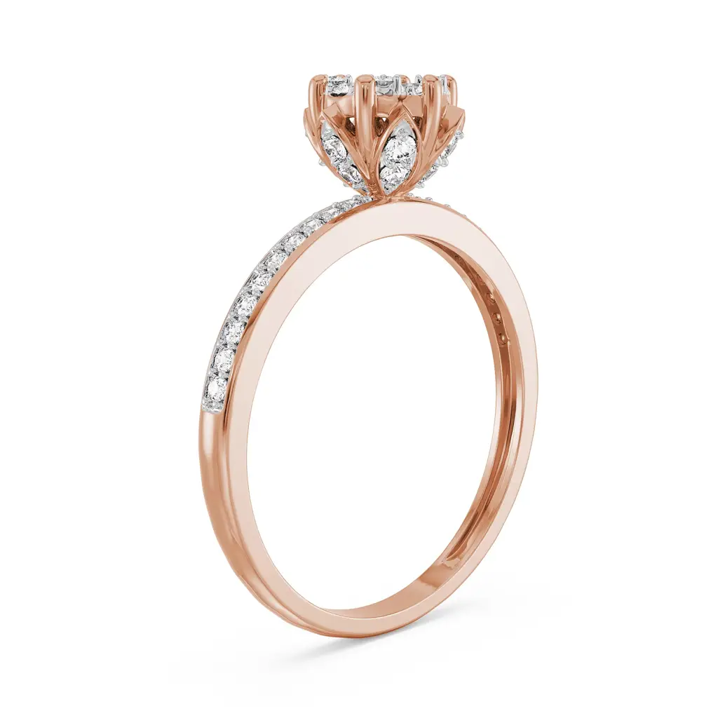 Blossom Brilliance Solitaire Ring