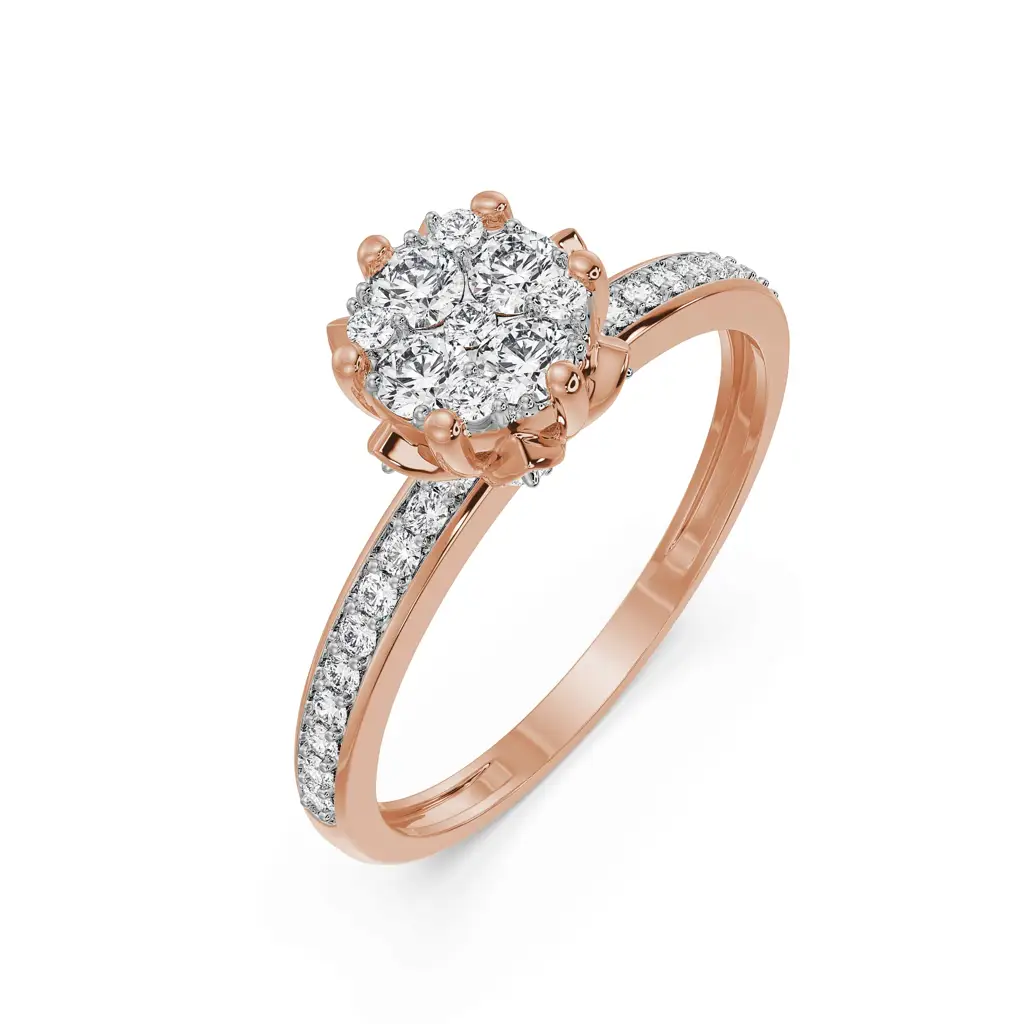 Blossom Brilliance Solitaire Ring