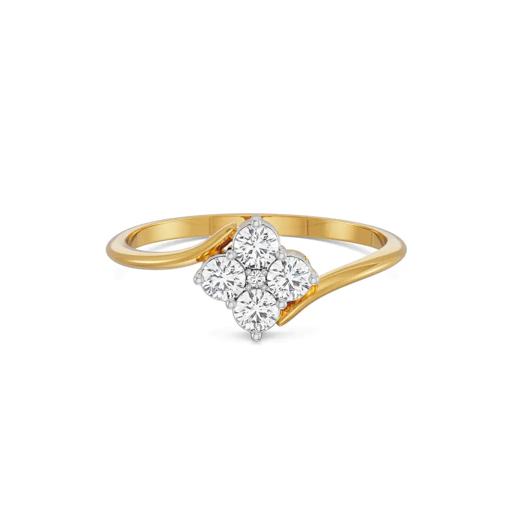 Fourfold Sparkle Ring