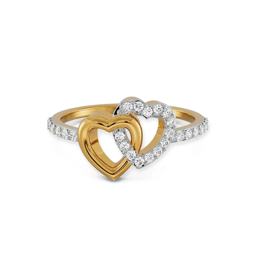 Harmony Of Heart Diamond Ring