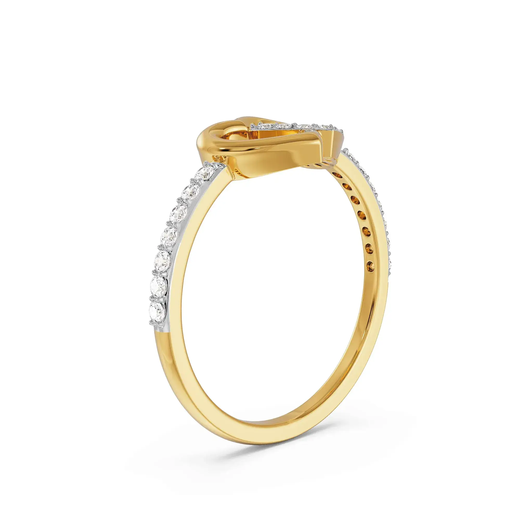 Harmony Of Heart Diamond Ring | Harmony Of Heart Diamond Ring · Eternz