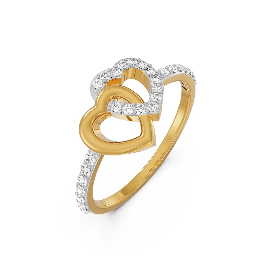 Harmony Of Heart Diamond Ring