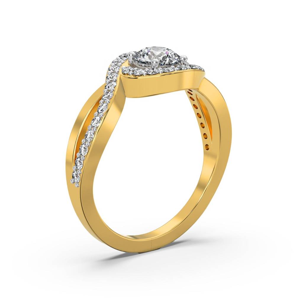 Infinity Solitaire Ring