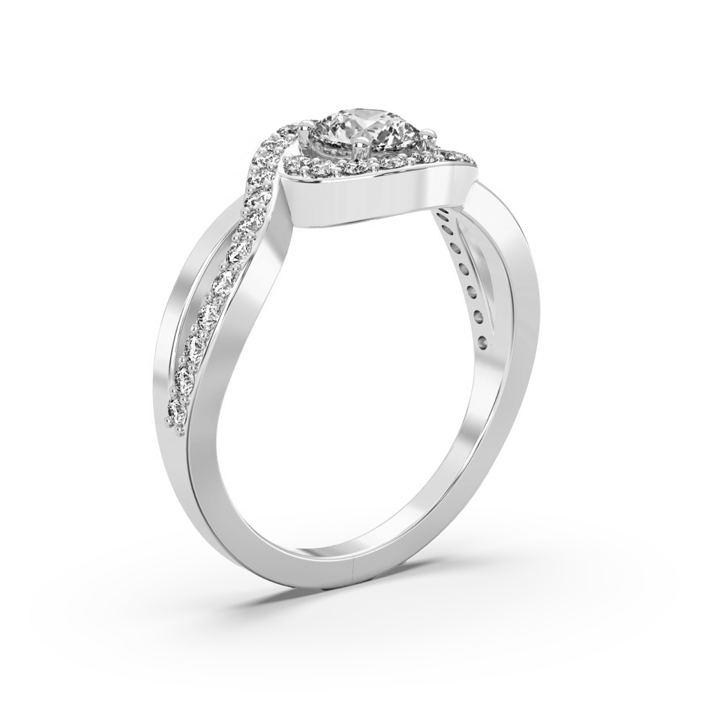 Infinity Solitaire Ring