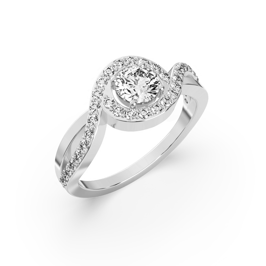 Infinity Solitaire Ring