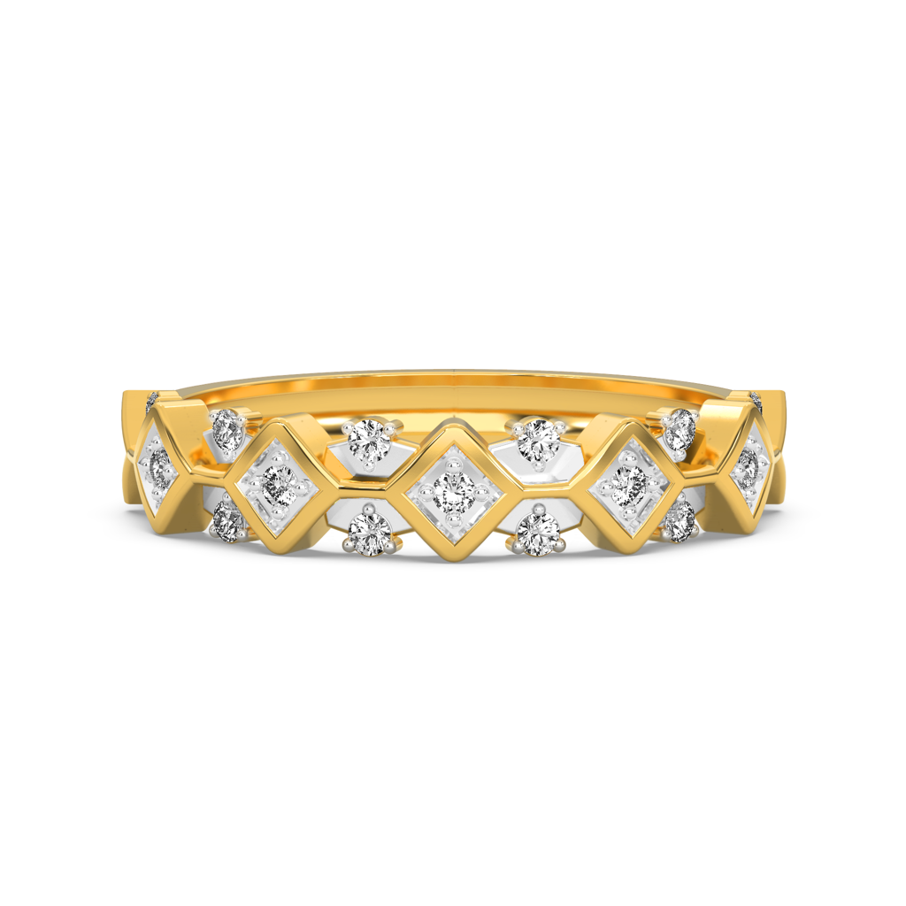 Swirl Diamond Ring