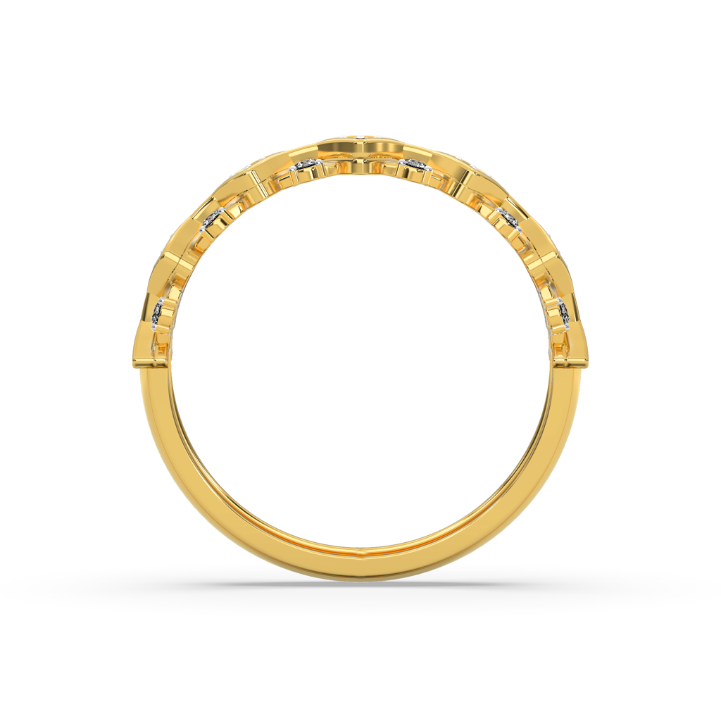 Swirl Diamond Ring