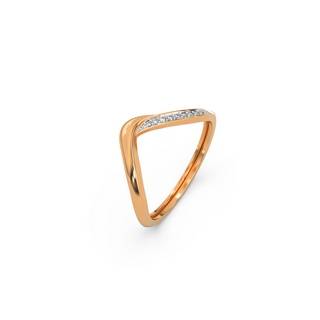 Classic V Diamond Ring : R1126
