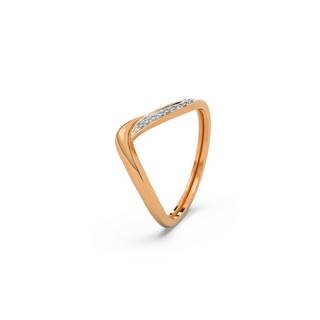 Classic V Diamond Ring : R1126