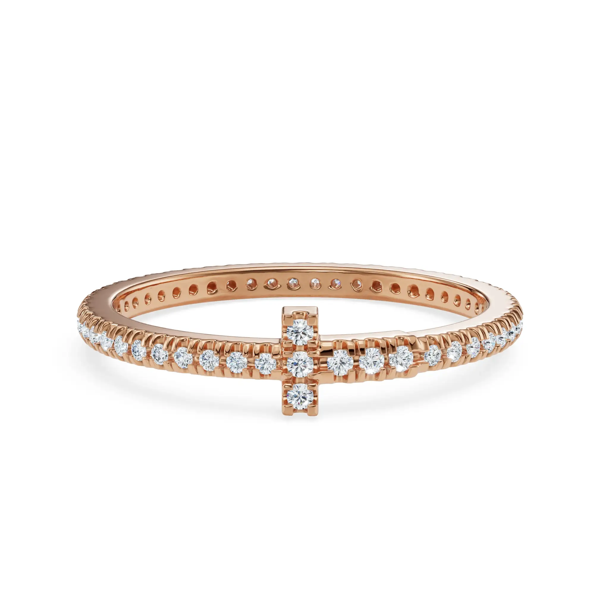 Sleek Narrow Diamond Band Sleek Narrow Diamond Band · Eternz