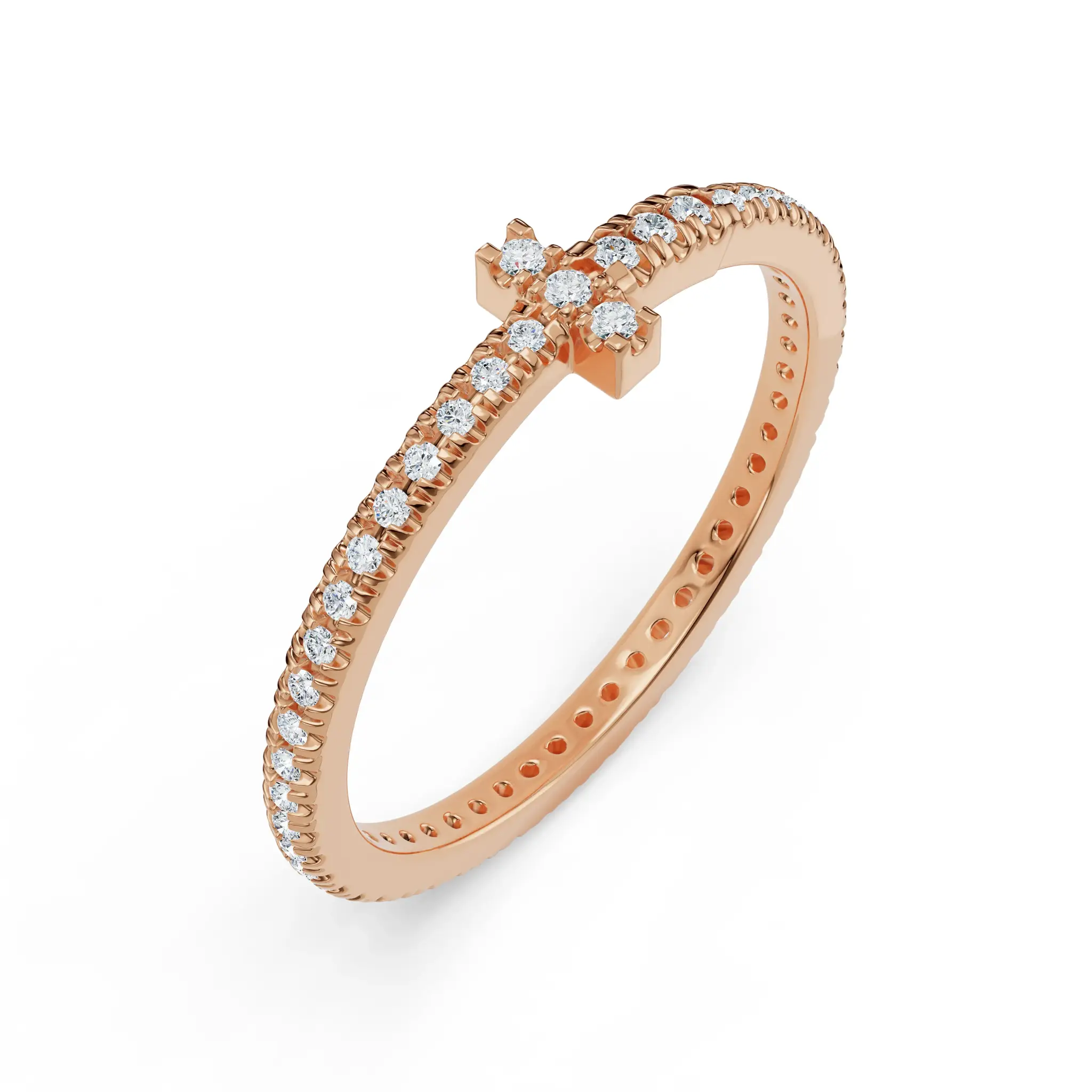 Sleek Narrow Diamond Band Sleek Narrow Diamond Band · Eternz
