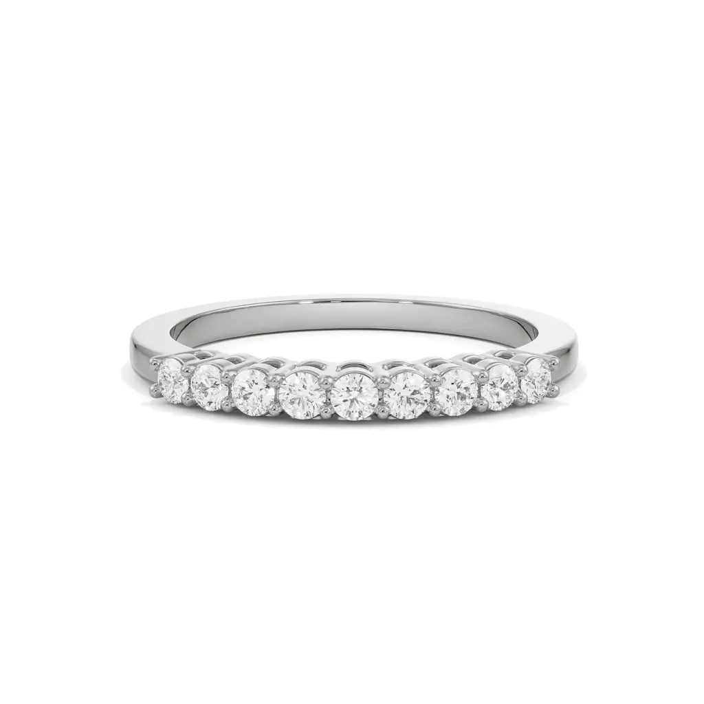 Round Brilliant Diamond Band : R1136