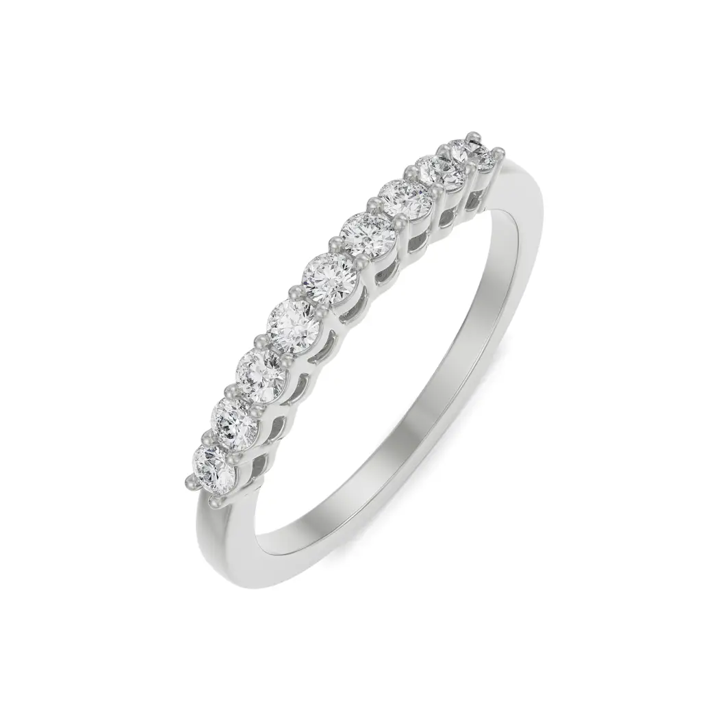 Round Brilliant Diamond Band : R1136