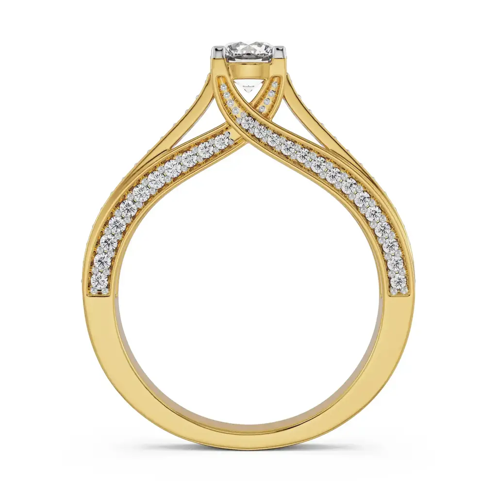 Classic Diamond Solitaire Band