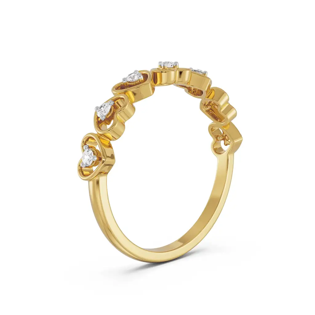 Heart Diamond Band : R1144