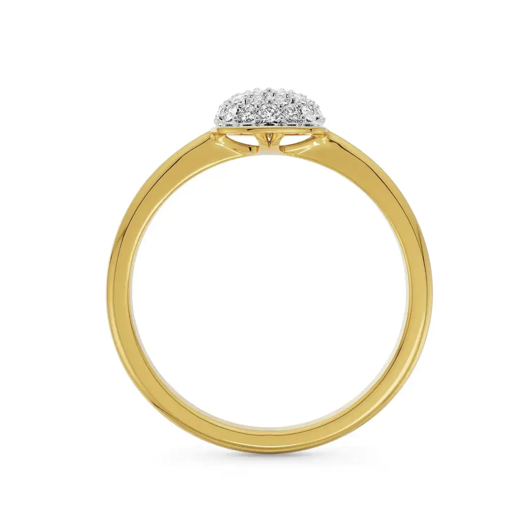 Eternal Square Solitaire Diamond Ring