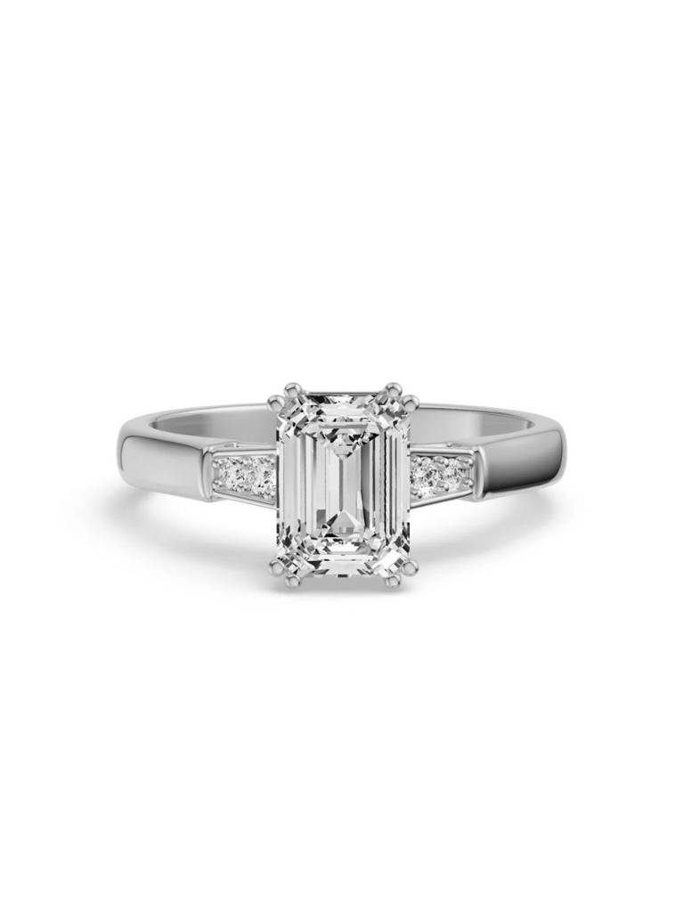 Joey Emerald Diamond Ring : R1153