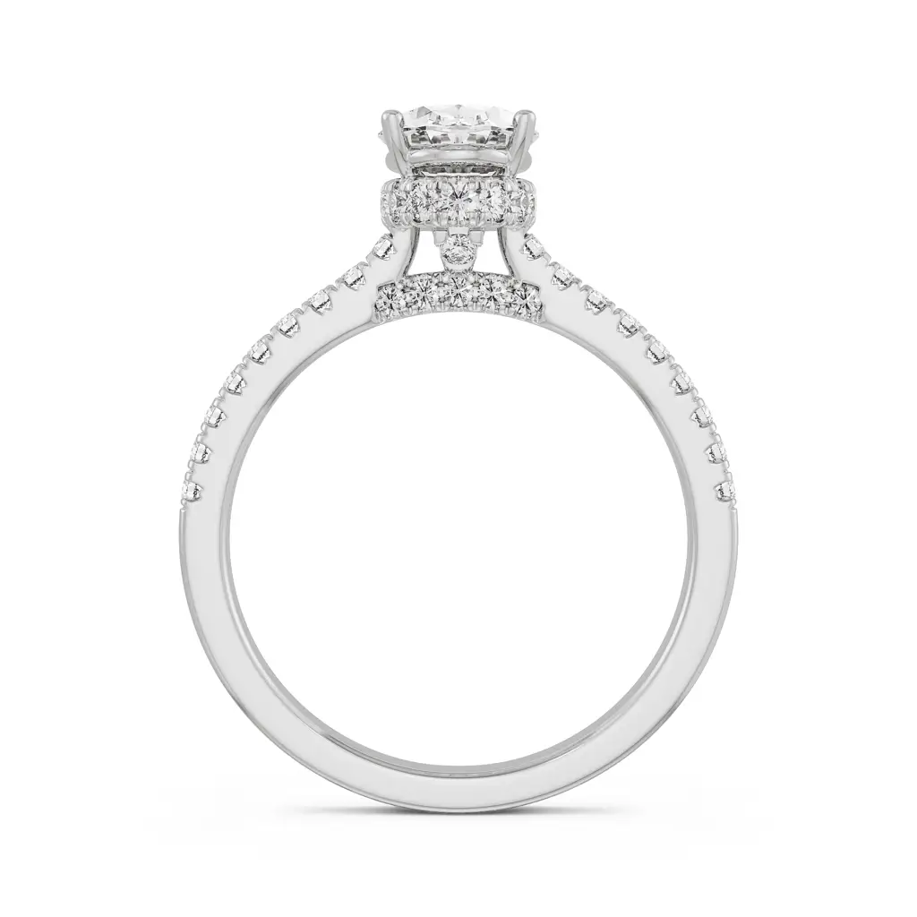 Timeless Oval Diamond Ring : R1166
