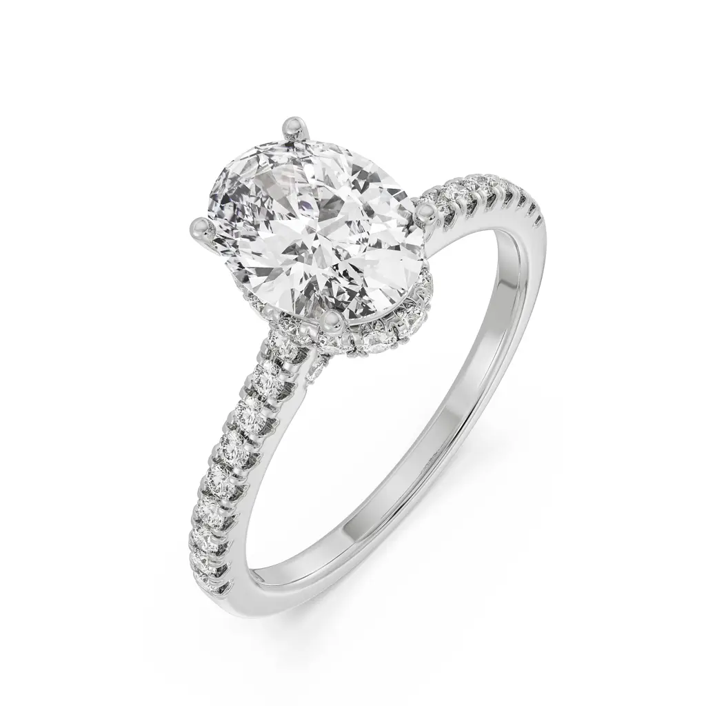 Timeless Oval Diamond Ring : R1166