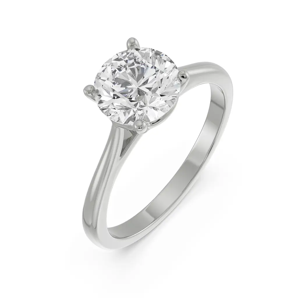 Round Diamond Engagement Ring : R1171