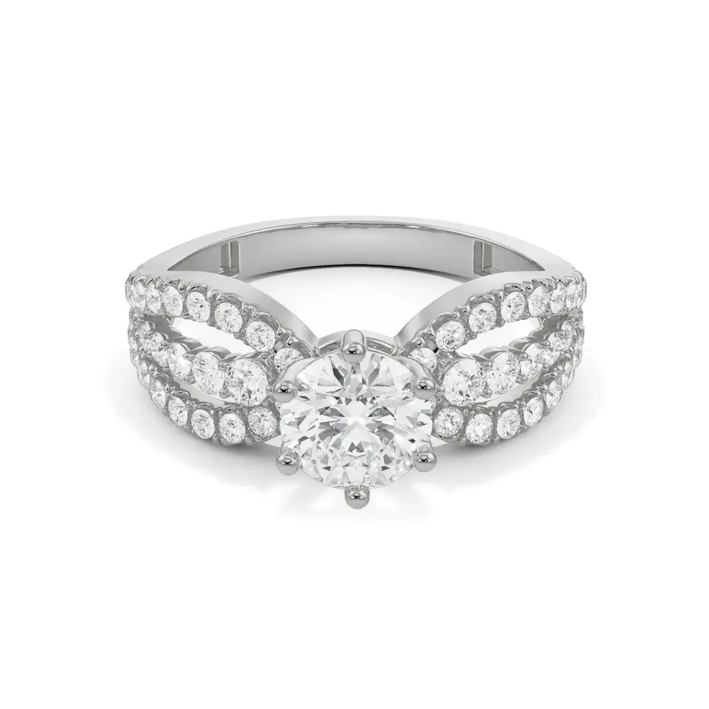 Queen Solitaire Diamond Ring : R1183