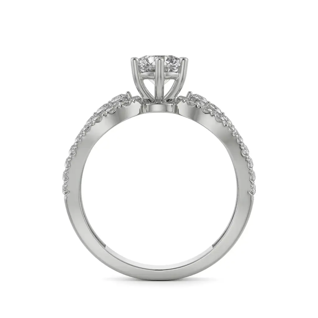 Queen Solitaire Diamond Ring : R1183
