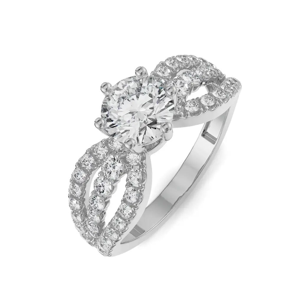 Queen Solitaire Diamond Ring : R1183